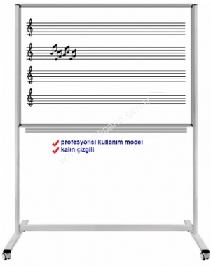 Ayakl Mzik Yaz Tahtas Profesyonel Model 120x200 cm