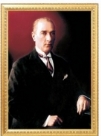Atatürk Portresi Varaklı  50x70 cm Örnekleri