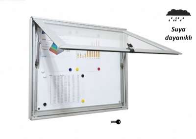 Suya dayankl ilan panosu 75x100 cm Amortisrl ii beyaz ilan panosu satn al