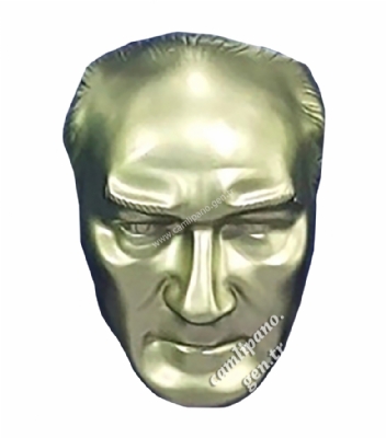 Atatürk Maskı Atatürk Maskları ölçü 28 cm polyester