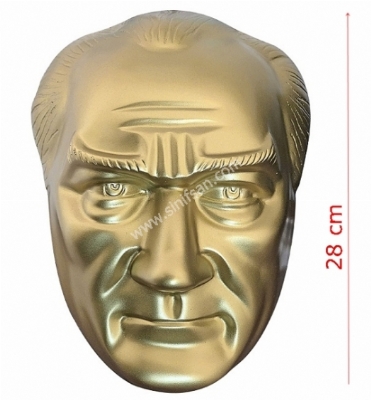 Atatürk Maskı Fiyatları Atatürk Mask Polyester Modeli 28 cm