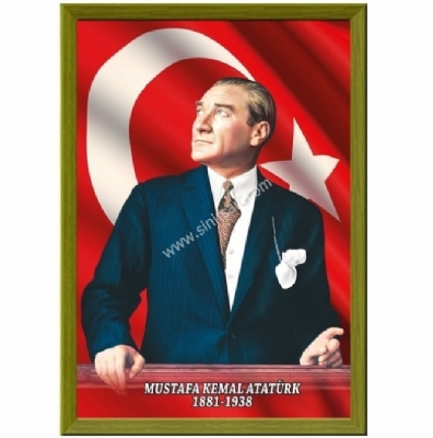 Atatrk Resmi Fiyatlar ereveli  50x70 cm rnekleri