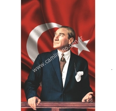 Bina iin Atatrk Posterleri retimi 3x4.5 metre