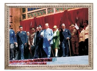 Varaklı Atatürk Portresi 50x70 cm Fiyatları
